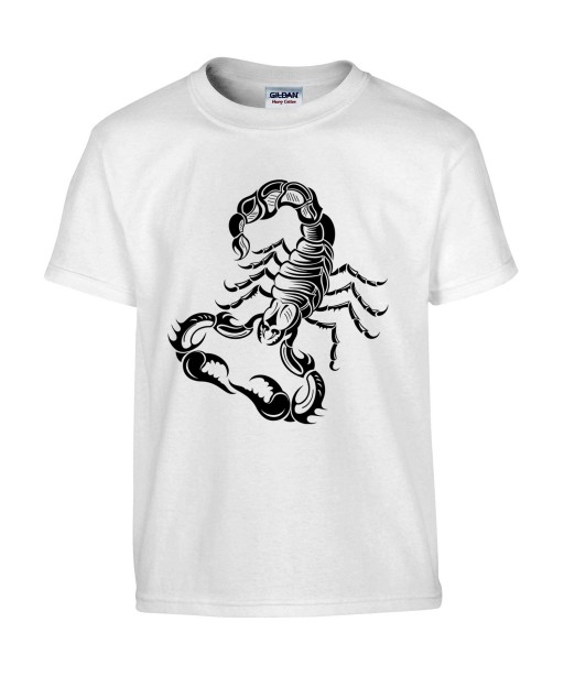T-shirt Homme Tattoo Scorpion [Tatouage, Animaux, Graphique, Design, Zodiac] T-shirt Manches Courtes, Col Rond