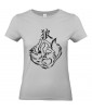 T-shirt Femme Tattoo Tribal Loup Symbole [Tatouage, Animaux, Graphique, Design] T-shirt Manches Courtes, Col Rond