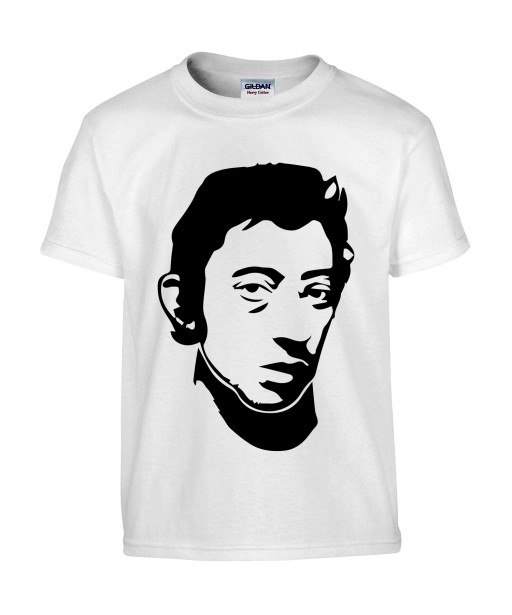 T-shirt Homme Gainsbourg [Chanteur, Gainsbarre, Célébrité, Musique] T-shirt manche Courtes, Col Rond