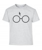 T-shirt Homme Harry Potter [Parodie, Lunette, Cicatrice, Voldemort, Hermione, Ron, Poudlard] T-shirt manche Courtes, Col Rond