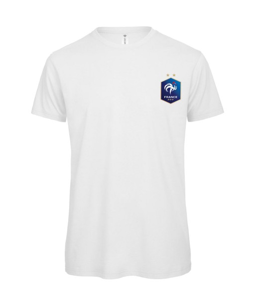 T-shirt Homme France [Foot, football, sport, Equipe de foot, France, Champion du monde, Euro] T-shirt manches courtes, Col Rond