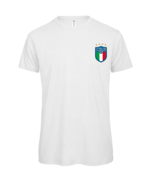 T-shirt Homme Italia [Foot, sport, Equipe de foot, Italie, Italy, 4 étoiles] T-shirt manches courtes, Col Rond