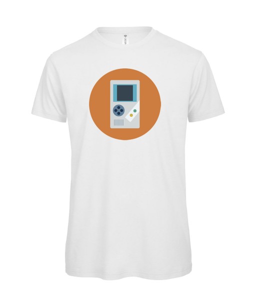 T-shirt Homme Console Portable [Geek, Pixel, Console Portable] T-shirt manches courtes, Col Rond