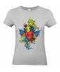 T-shirt Femme Cœur Trash [Ange, Démon] T-shirt Manches Courtes, Col Rond