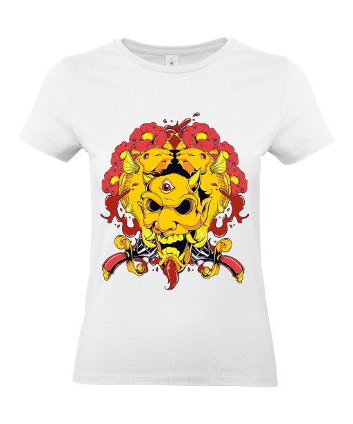 T-shirt Femme Trash Démon [Horreur, Gore] T-shirt Manches Courtes, Col Rond