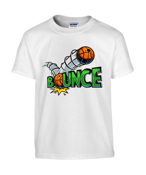 T-shirt Homme Bounce [Street Art, Urban, Swag, Graffiti, Basketball] T-shirt Manches Courtes, Col Rond