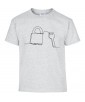 T-shirt Homme Ligne Cadenas [Graphique, Design, Trait, Mariage, Amour, Romantique, Love] T-shirt Manches Courtes, Col Rond