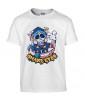 T-shirt Homme Tête de Mort Snake Eyes [Fun, Humour Noir, Trash, Swag] T-shirt Manches Courtes, Col Rond