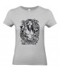 T-shirt Femme Hip-Hop Sexy [Tête de Mort, Skull,Tattoo, Gansta, Street Art, Urban, Tatouage] T-shirt Manches Courtes, Col Rond