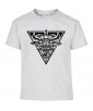 T-shirt Homme Tattoo Tribal Taureau [Tatouage, Animaux, Zodiac] T-shirt Manches Courtes, Col Rond