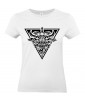T-shirt Femme Tattoo Tribal Taureau [Tatouage, Animaux, Zodiac] T-shirt Manches Courtes, Col Rond